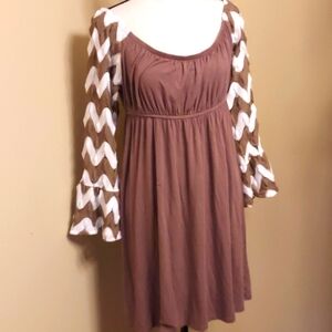 Vava by Joy Han Mocha Brown Tunic